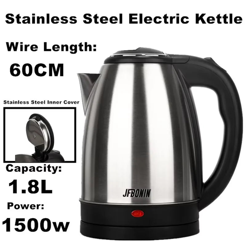 Stainless Steel Electric Kettle 1.8L